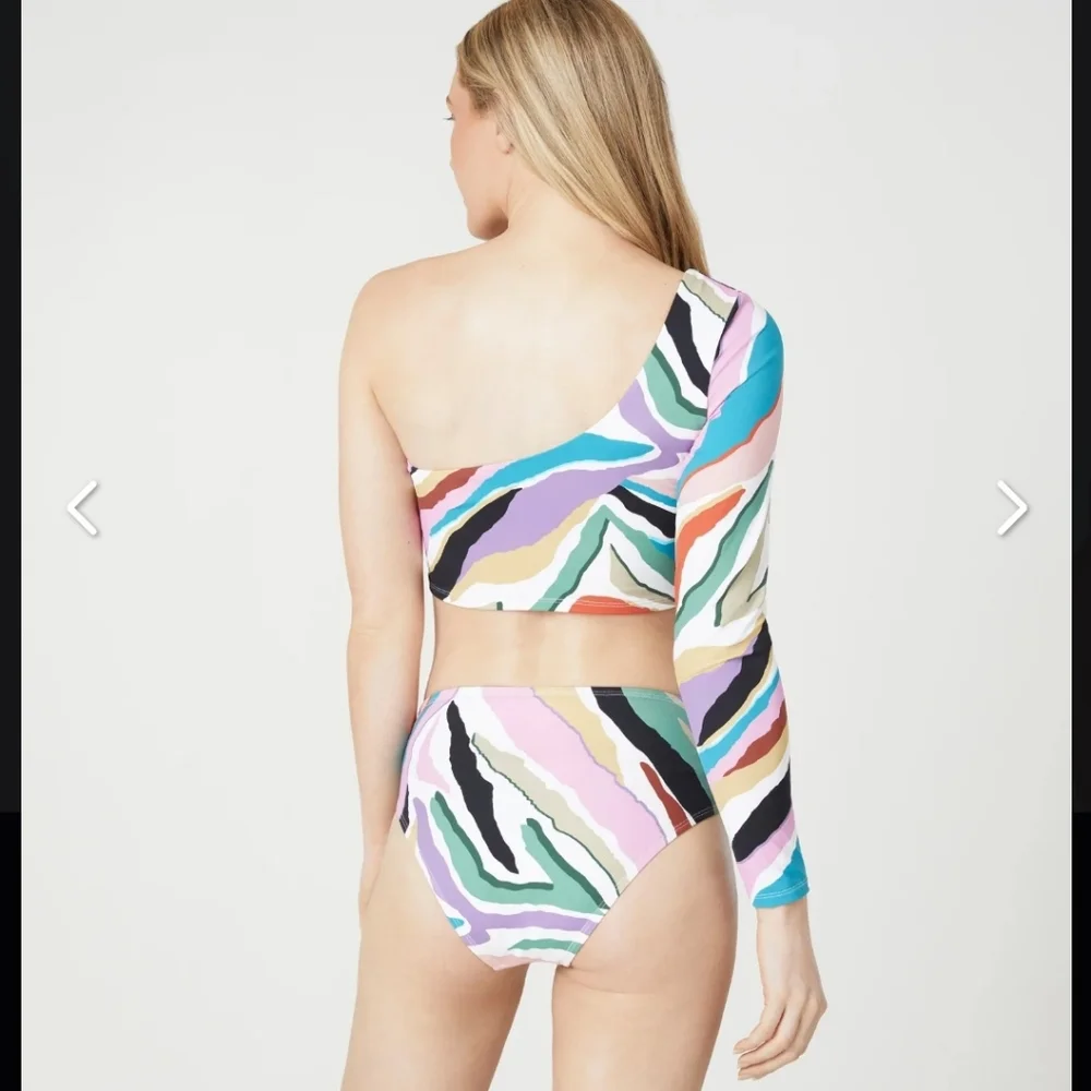 BCBGmaxAzria Long Sleeve Swimsuit - Picture 2 of 15